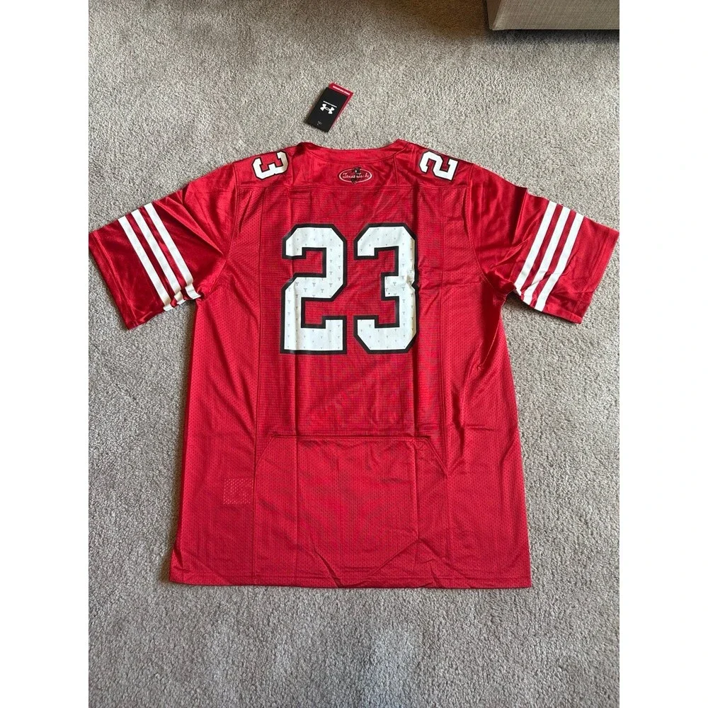 Texas Tech Red Raiders Under Armour NWT Men’s Football Jersey Size Large